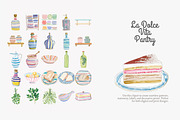 La dolce vita pantry clipart set, a Decorative Illustration by Patishop Art (Thumbnail 3 of 10)