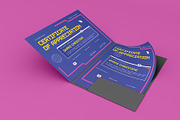 Blue Pixel Y2K Certificate, a Stationery Template by Neermana (Thumbnail 2 of 4)