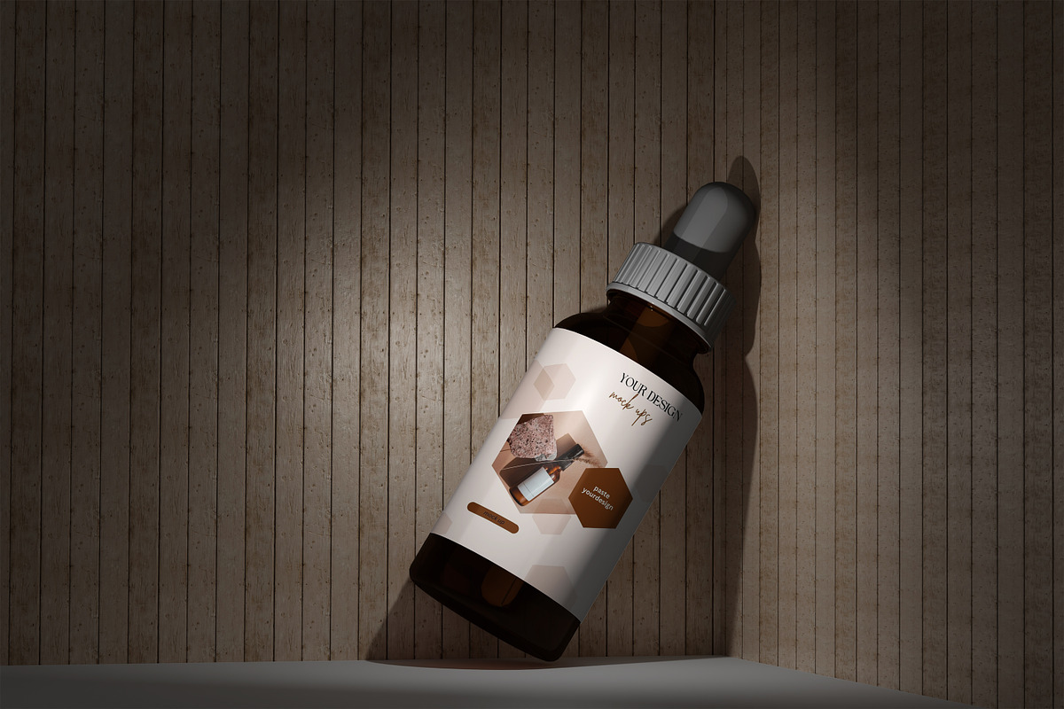 Dropper bottle mockup, a Product Mockup by kebunmockup (Photo 3 of 5)