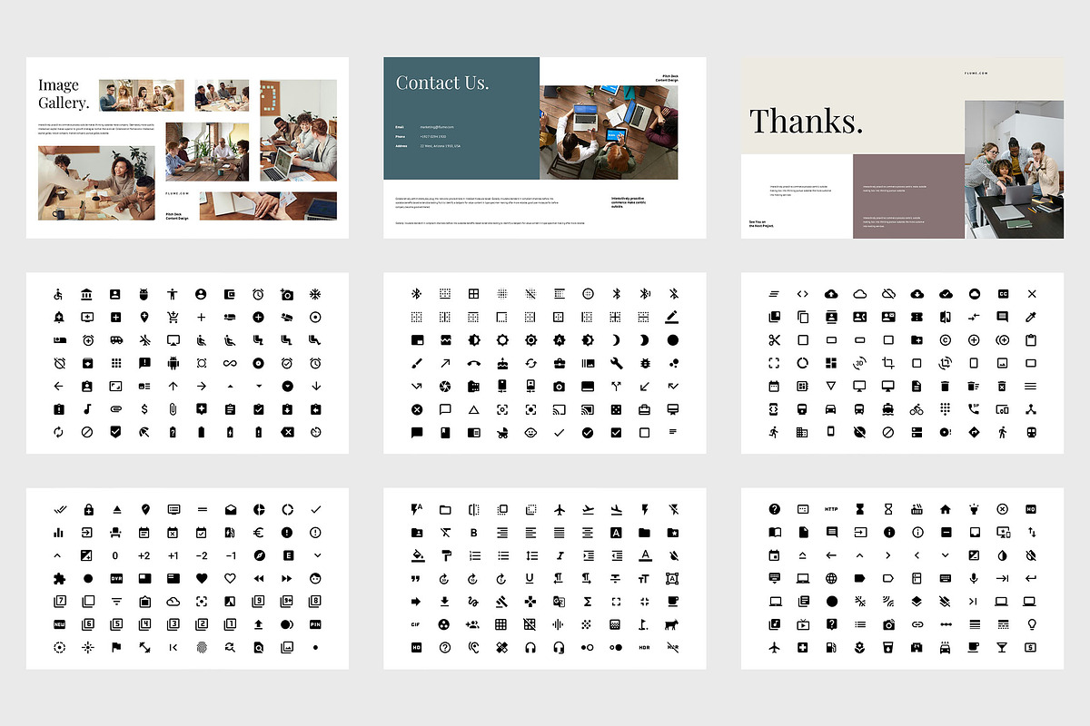 Flume : Pitch Deck Keynote, a Presentation Template by Punkl Camp (Photo 9 of 9)