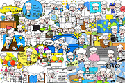 Chef ~ Cartoon Character Set, a Food Illustration by The Toon Company (Thumbnail 6 of 6)