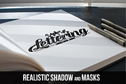 Lettering & Drawing Mockup Set 3, a Books & Magazine Mockup by AwesomeMockups (Thumbnail 5 of 5)