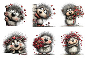 Valentines Day Woodland Animal PNG, an Illustration by SinaCreation (Thumbnail 3 of 11)