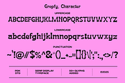 Gropfy - Playful Serif Display, a Serif Font by Pandeka Studio (Thumbnail 8 of 9)