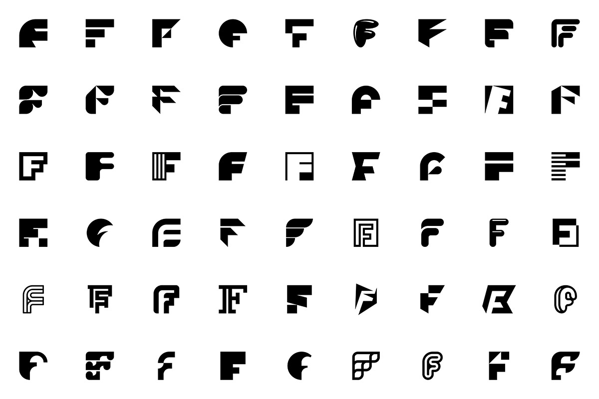 Set of letter F logo, a Branding & Logo Template by NataliiaVolyk (Photo 2 of 3)