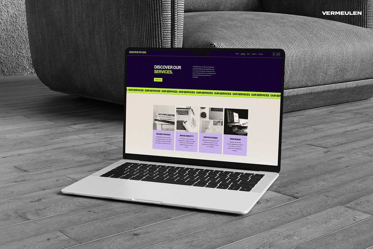 Squarespace Website Template | Bold, a Squarespace Template by Vermeulen Design Studio (Photo 8 of 8)