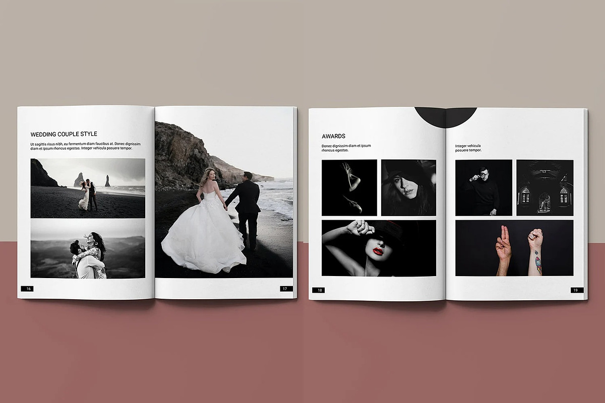 Photography Portfolio Template, a Brochure Template by retrographix (Photo 2 of 5)