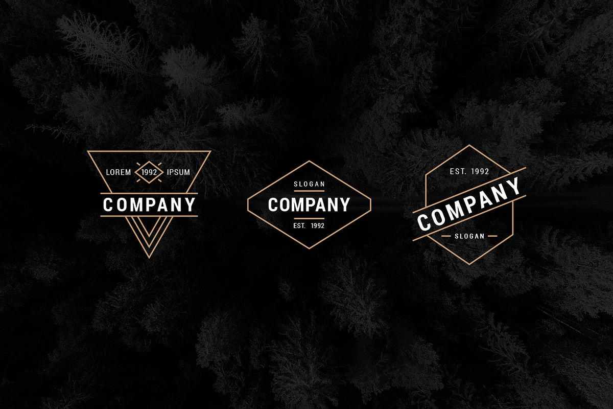 Modern Vintage Logo Templates, a Branding & Logo Template by P.F. Creative Lab (Photo 3 of 6)