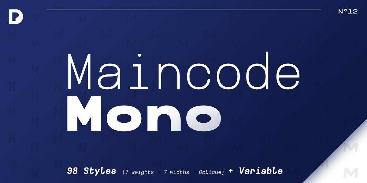 Maincode Mono, a Sans Serif Font by Par Défaut (Photo 1 of 7)
