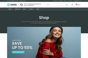 E-commerce Elementor Template