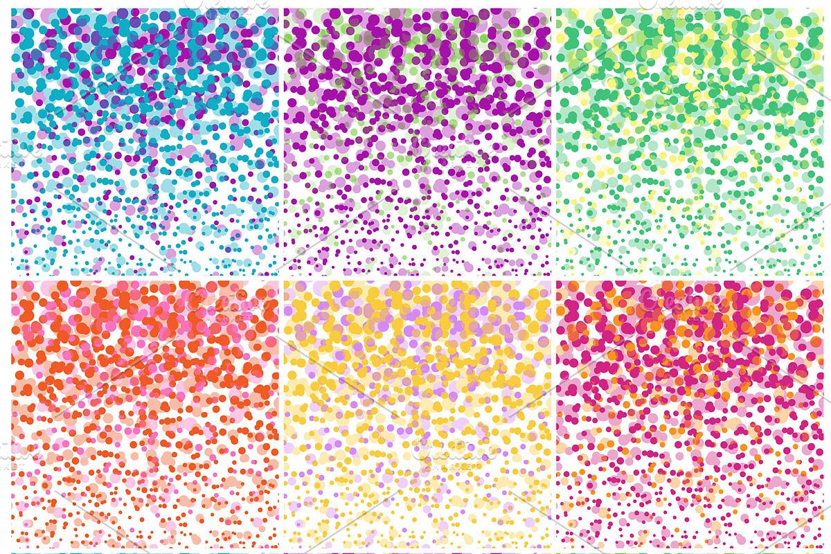 Dots Digital Papers or Backgrounds preview 2
