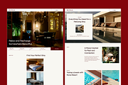 Hotel & Resort Figma Template, an UI Kit Template by Rozepaars Design (Thumbnail 2 of 7)