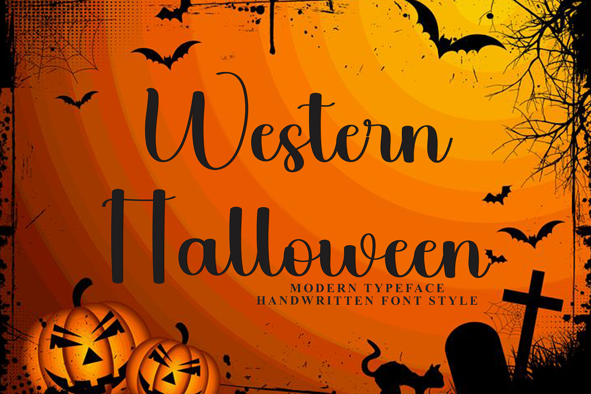 Western Halloween, a Handwritten Font by FreshTypeINK (Photo 1 of 8)