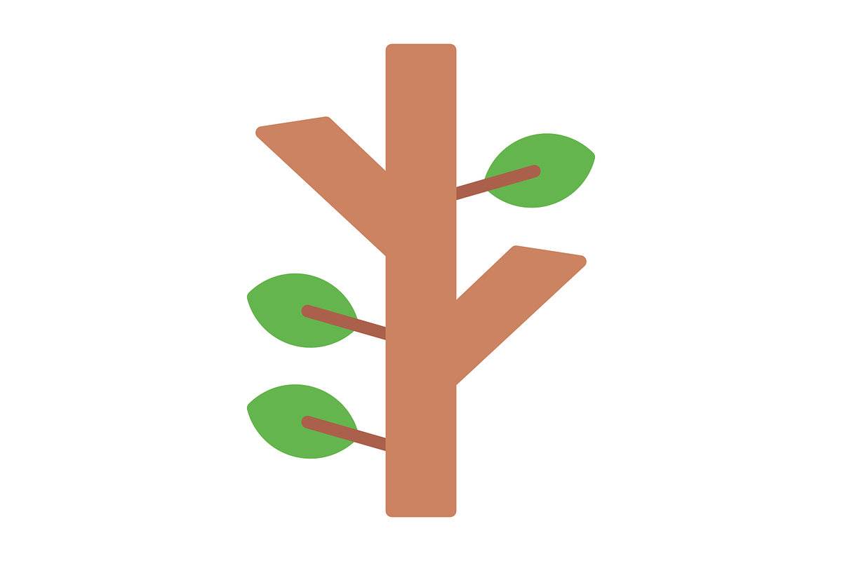 Tree Branch Flat Icon, a Duotone Icon by Pexelpy (Photo 2 of 2)