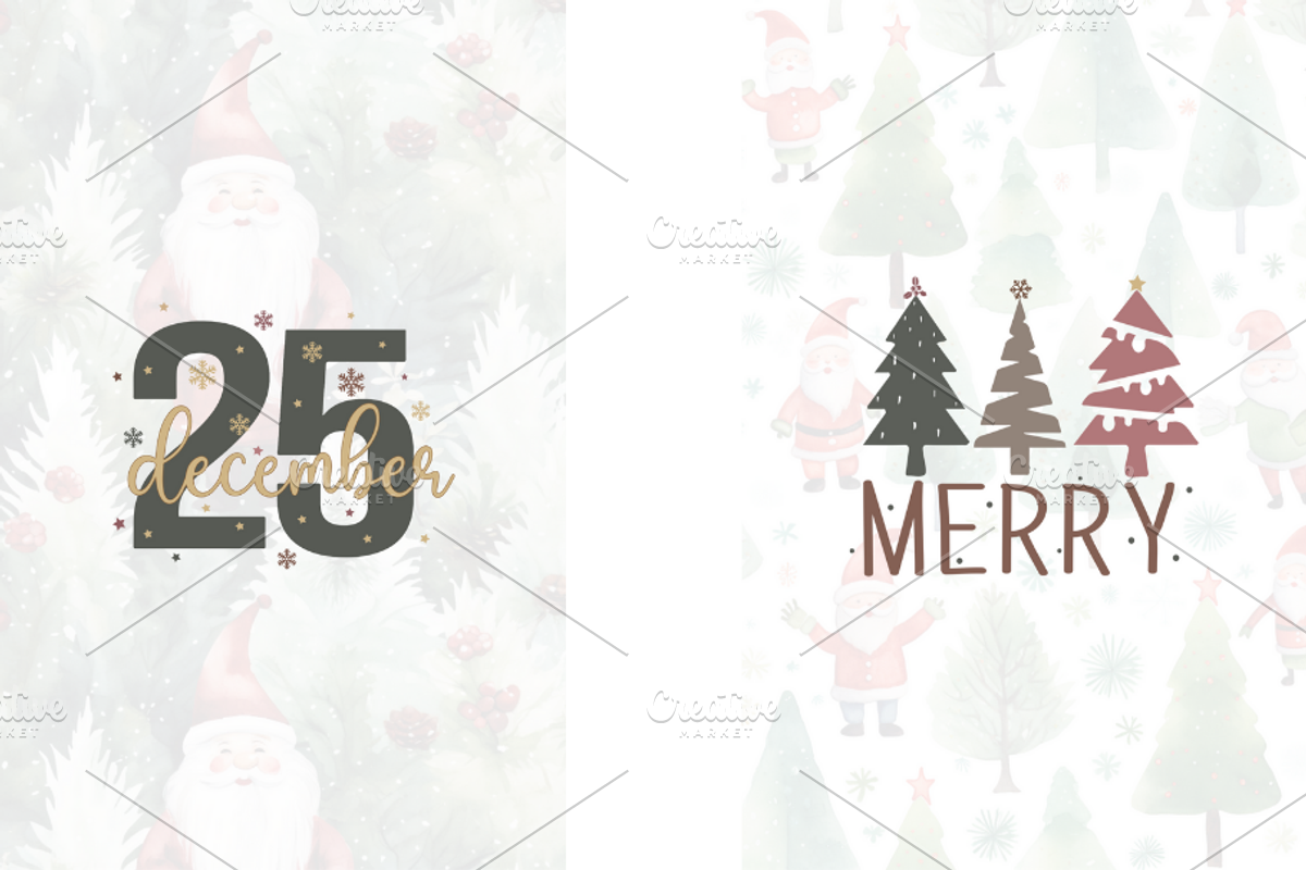 Christmas Card Design Bundle 13, a Card Template by Jay Major Designs (Photo 10 of 10)