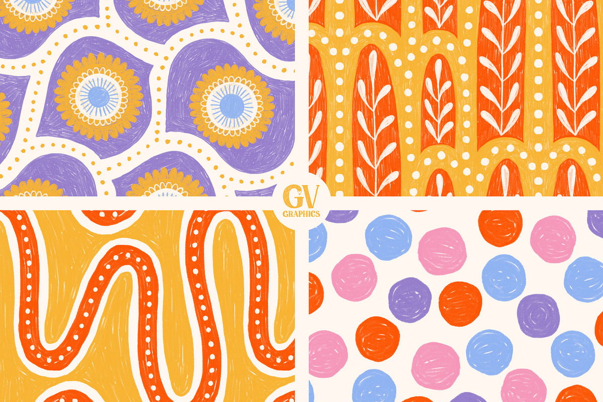Felicity | Seamless Patterns, a Pattern Graphic by GVGraphics (Photo 17 of 20)