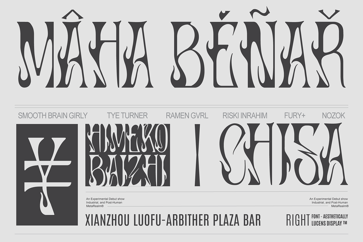 Lucens — Modern Gothic Display Font, a Blackletter Font by Aesthetight Studio (Photo 13 of 14)