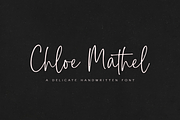 Chloe Mathel Handwritten Font, a Script Font by gafaroff studio (Thumbnail 1 of 10)