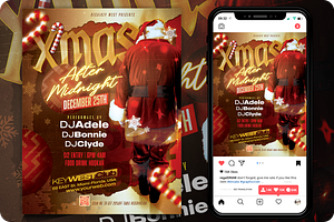 Christmas Celebration Flyer, a Flyer Template by regalDRAW
