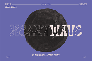 Heartwave Display Typeface