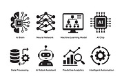 AI & Machine Learning Icons, a Solid Icon by Billah Hub (Thumbnail 2 of 3)