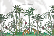 Chinoiserie Seamless Panoramas, an Illustration by Irina Dolgikh (Thumbnail 4 of 17)