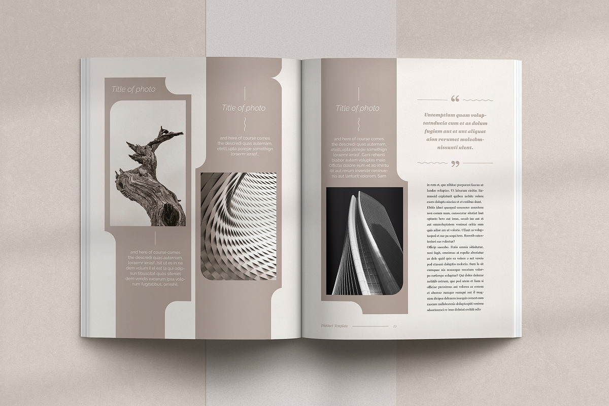 Distinct Indesign Template, a Magazine Template by Luuqas Design (Photo 14 of 18)