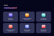 Mallet - Light mode & Dark mode UI, an UI Kit Template by Lumina_ui_ux202 (Thumbnail 2 of 6)