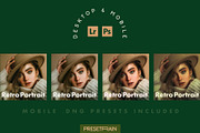 Retro Portrait Lightroom Presets, a Preset Add-On by Presetrain Co. (Thumbnail 5 of 8)
