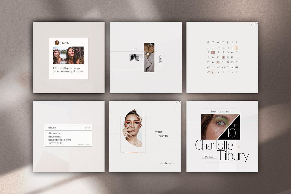Allure Social Media Kit Canva, a Social Media Template by goodesign (Photo 13 of 14)