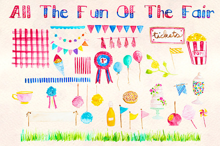 Fun of the Fair Watercolor Bundle