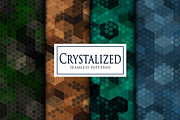 Crystalized hexagonal camouflage, a Pattern Graphic by ArchonDigitalShop (Thumbnail 4 of 6)