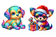 Colorful Baby Dog Face Sublimation, an Illustration by CreationArt (Thumbnail 5 of 5)