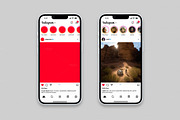 Instagram Template Mockup PSD, a Social Media Template by Dilshod Sobirov (Thumbnail 3 of 19)
