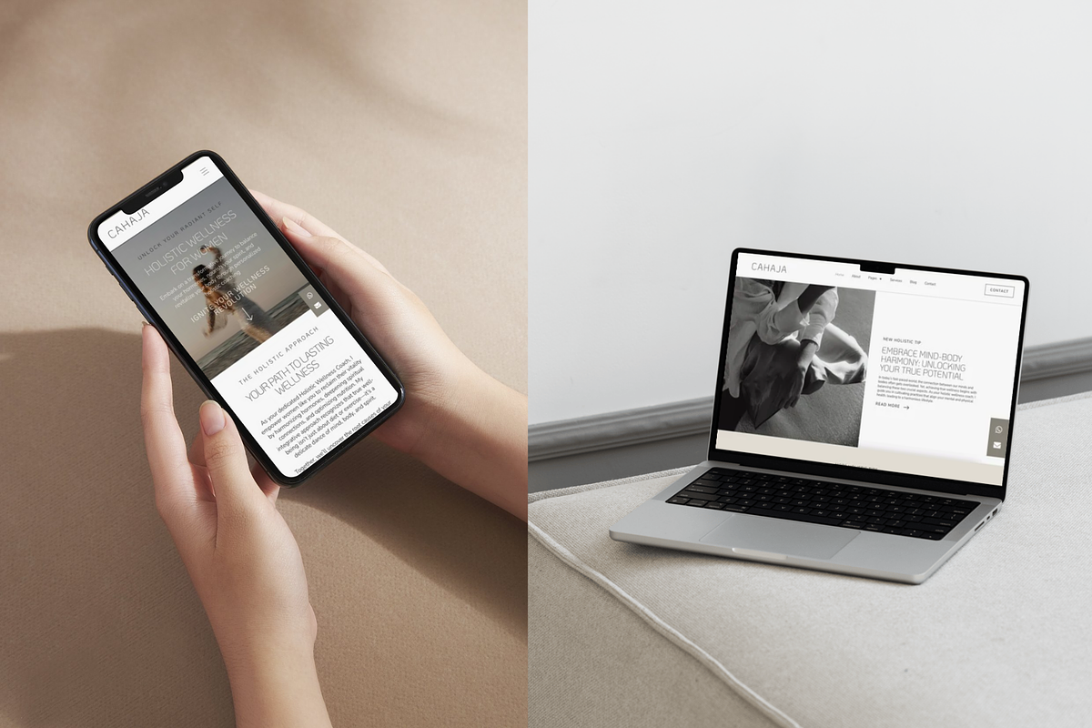 Squarespace Cahaja Website Template, a Templates & Theme by highbrandclub (Photo 10 of 10)