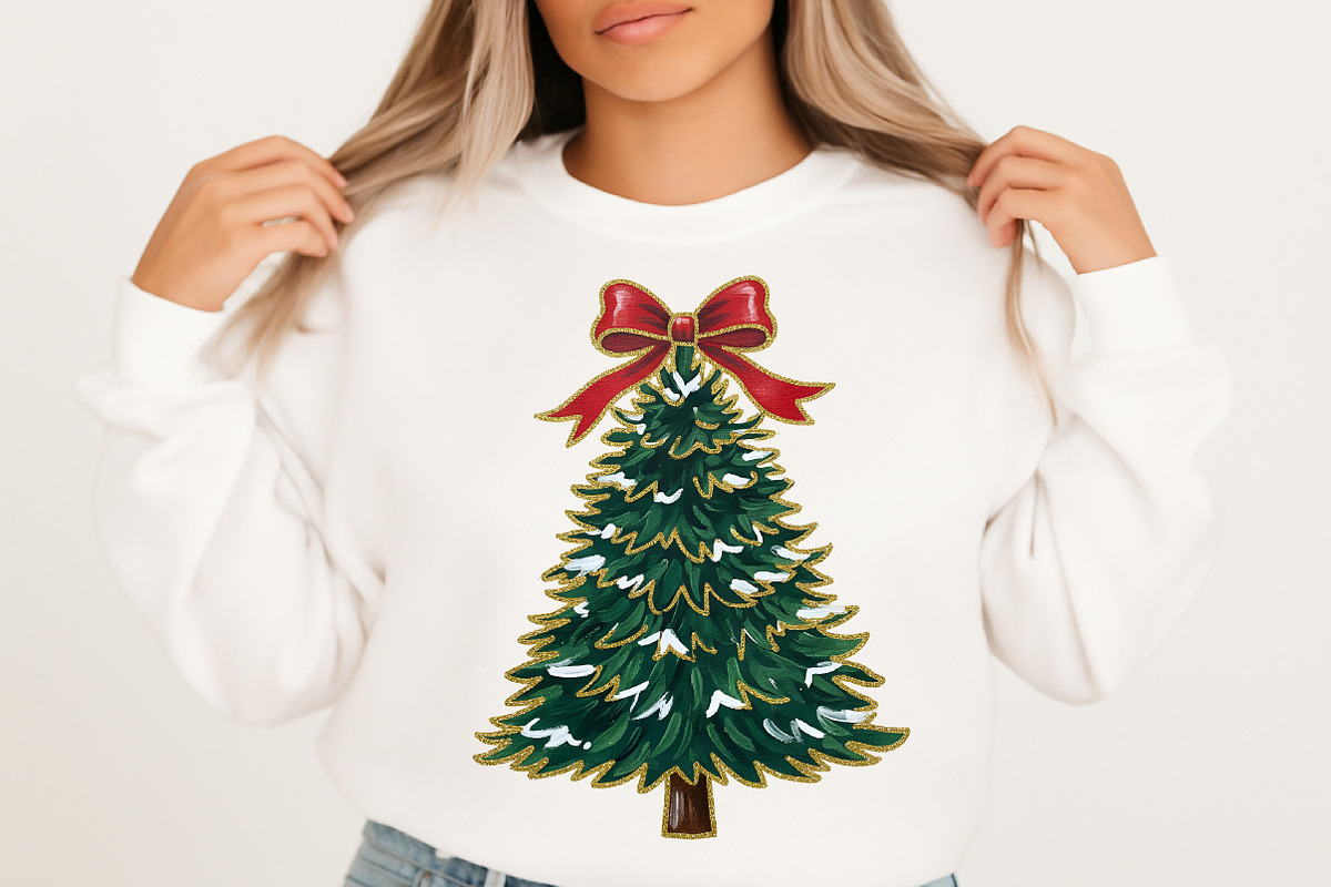 Colorful Coquette Glitter Christmas, an Illustration by Libby Wishes (Photo 2 of 8)