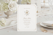 Elegant Wildflower Wedding Invite, an Invitation Template by by creative paper (Thumbnail 2 of 3)
