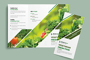 Vegetarian Food Trifold Brochure, a Brochure Template by MightyDesign (Thumbnail 1 of 7)