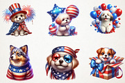 4th of July Cute Dog Sublimation, a Seasonal Illustration by RobertsArt (Thumbnail 7 of 7)