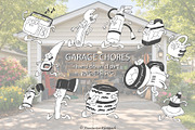Funny Everyday Chores Doodles, an Illustration by Anastasiya Klempach (Thumbnail 5 of 10)