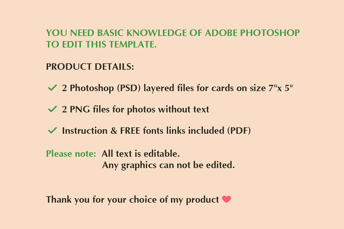 Boho Holiday PhotoCards PSD Template, a Card Template by PSD templates and Photos (Photo 6 of 6)