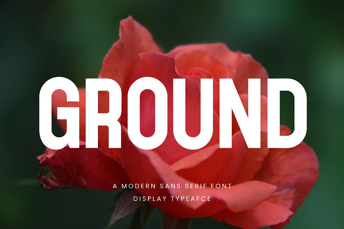 Ground Modern Sans Serif Font, a Sans Serif Font by Perfectype (Photo 1 of 4)
