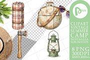 Vintage Summer Camp Sublimation, a Decorative Illustration by Artnoy (Thumbnail 17 of 18)