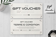Elegant Gift Voucher Template, a Stationery Template by MightyDesign (Thumbnail 1 of 6)