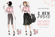 GIRLS AND PATTERNS, a Texture Illustration by Alisa Mikibith Art (Thumbnail 3 of 15)