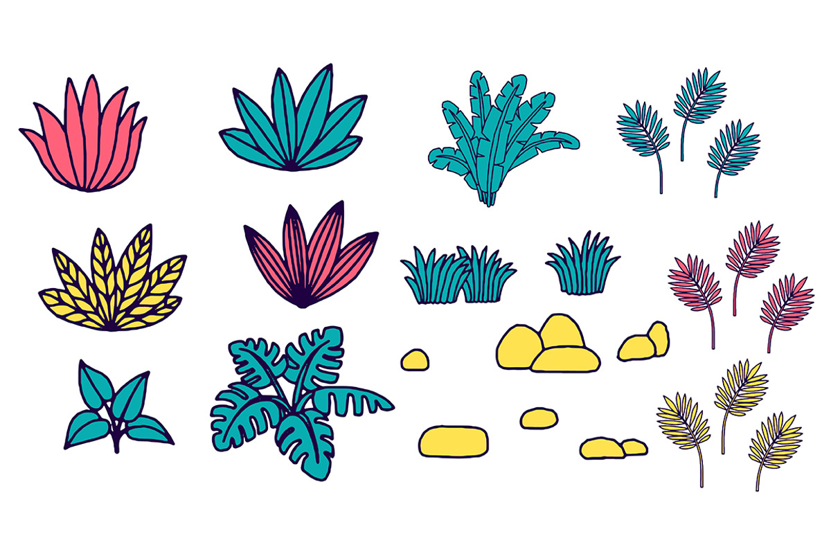 FLOWERS set, a Pattern Graphic by Tanya Akhmett (Photo 2 of 5)