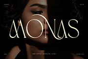 Monas Elegant Serif Font, a Serif Font by Graphicxell (Thumbnail 1 of 8)