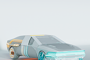 Sci-fi concept car, a Cars & Vehicle 3D Model by Snji | 3D Models (Thumbnail 2 of 8)