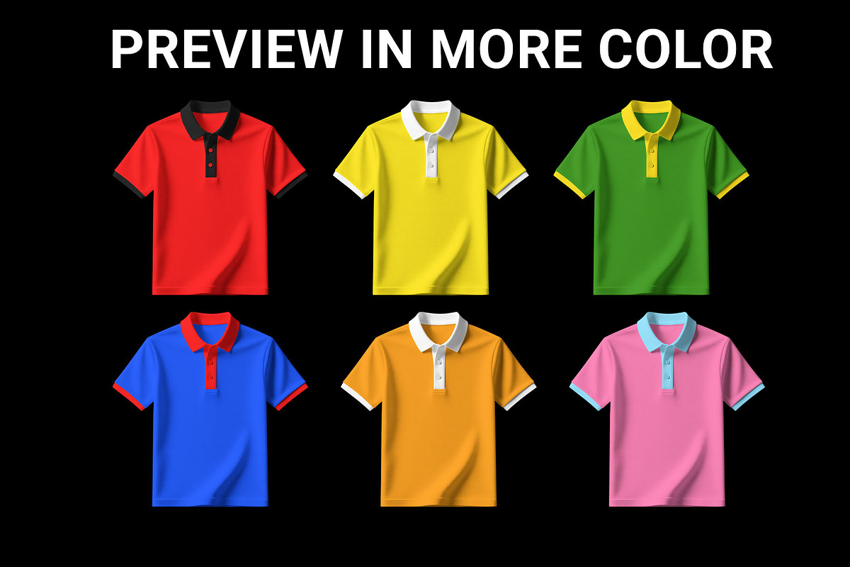 polo shirt mockup, a Shirt Mockup by yalanois (Photo 3 of 5)