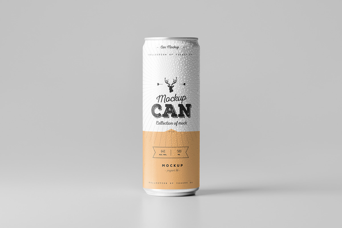 Can Mock-up 5, a Cups & Container Mockup by Yogurt86 (Photo 4 of 14)